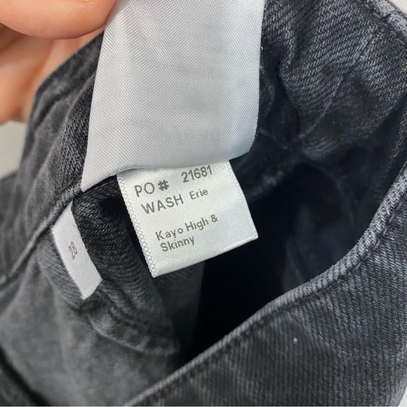 Reformation Kayo High and Skinny Denim Jeans in Erie Wash - Picture 12 of 12